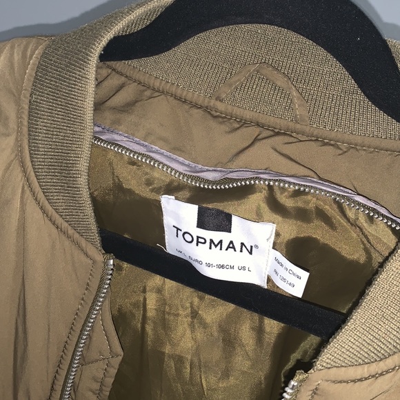 Army Green Bomber Jacket! - Picture 3 of 3